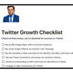 Twitter Growth Checklist