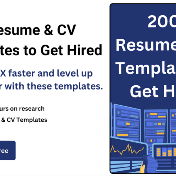 200+ Resume & CV Templates to Get Hired