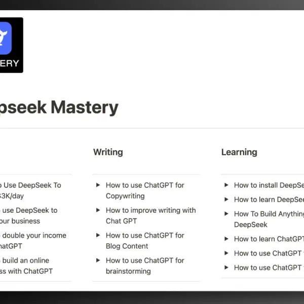 DeepSeek Mastery Bundle