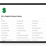 50 Digital Product Ideas to help you start an online business