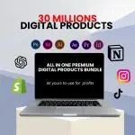 🚀 ALL-IN-ONE PREMIUM DIGITAL BUNDLE! 🖥️🎨