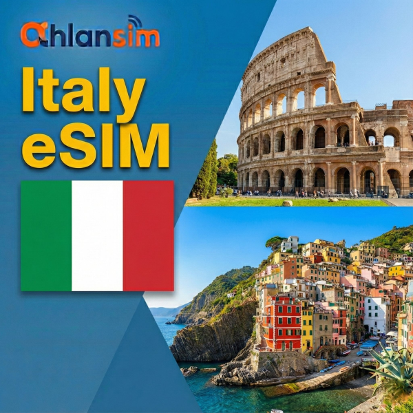🇮🇹 Italy eSIM – 5GB | 30 Days