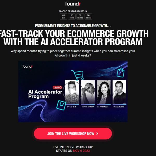 THE FOUNDR AI ACCELERATOR PROGRAM