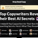 AI Copywriting Secrets (Volume 1) 8 Videos with Subtitles and Transcripts