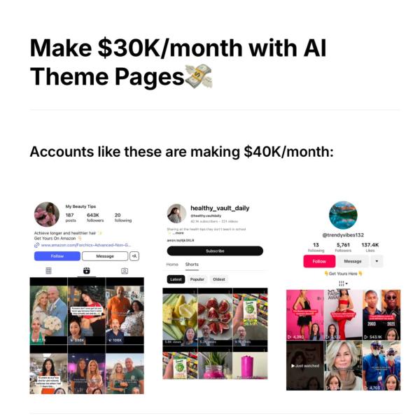 🧠💀 Make $30K/month with AI Theme Pages⭐️