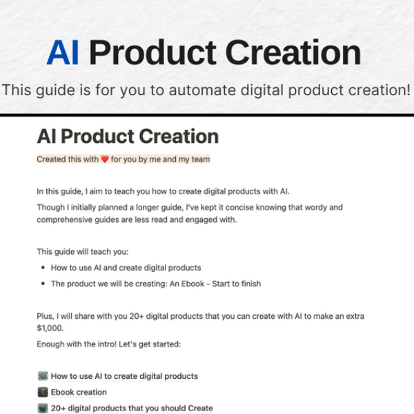 AI Product Creator