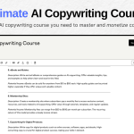 Ultimate AI Copywriting Course