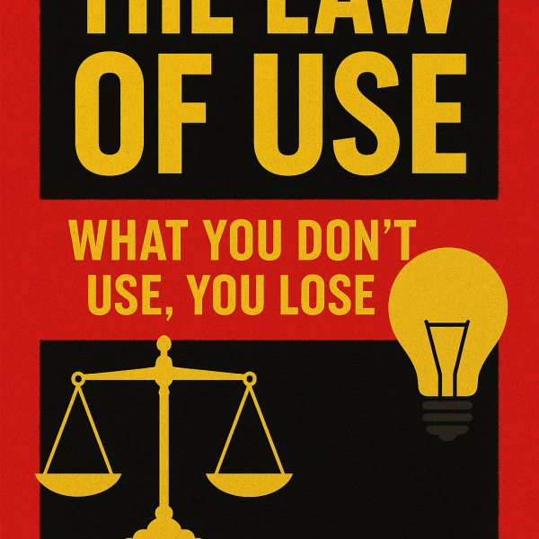 The Law of Use: What You Don’t Use, You Lose