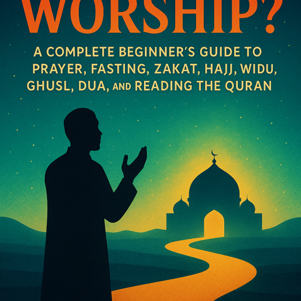 How Do I Worship?: A Complete Beginner’s Guide to Prayer, Fasting, Zakat, Hajj, Wudu, Ghusl, Dua, and Reading the Quran for New Muslims