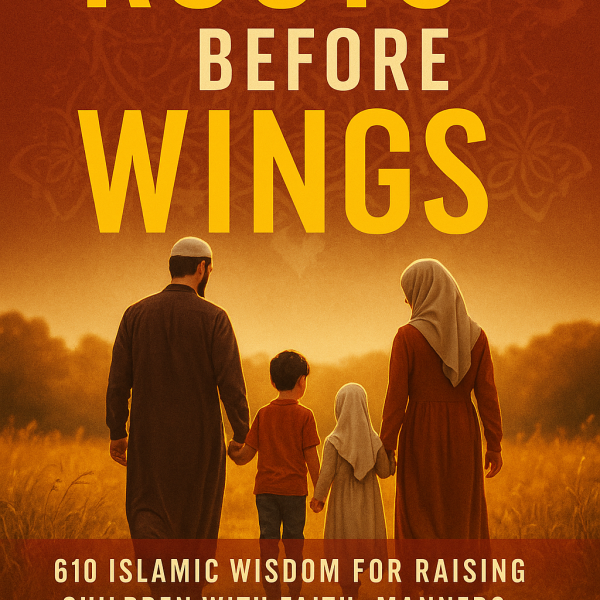 Roots Before Wings: 610 Islamic Wisdom for Raising Children with Faith, Manners, and Purpose
