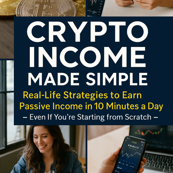 Crypto Income Made Simple: Real-Life Strategies to Earn Passive Income in 10 Minutes a Day – Even if You're Starting from Scratch